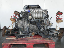 MITSUBISHI OUTLANDER DOHC TURBO ENGINE SWAP AWD JDM 2004 2005 4G63 TURBO 2.0L 4CYLINDERS AIRTREK RVR TURBO MOTOR WITH AUTOMATIC TRANSMISSION 4X4