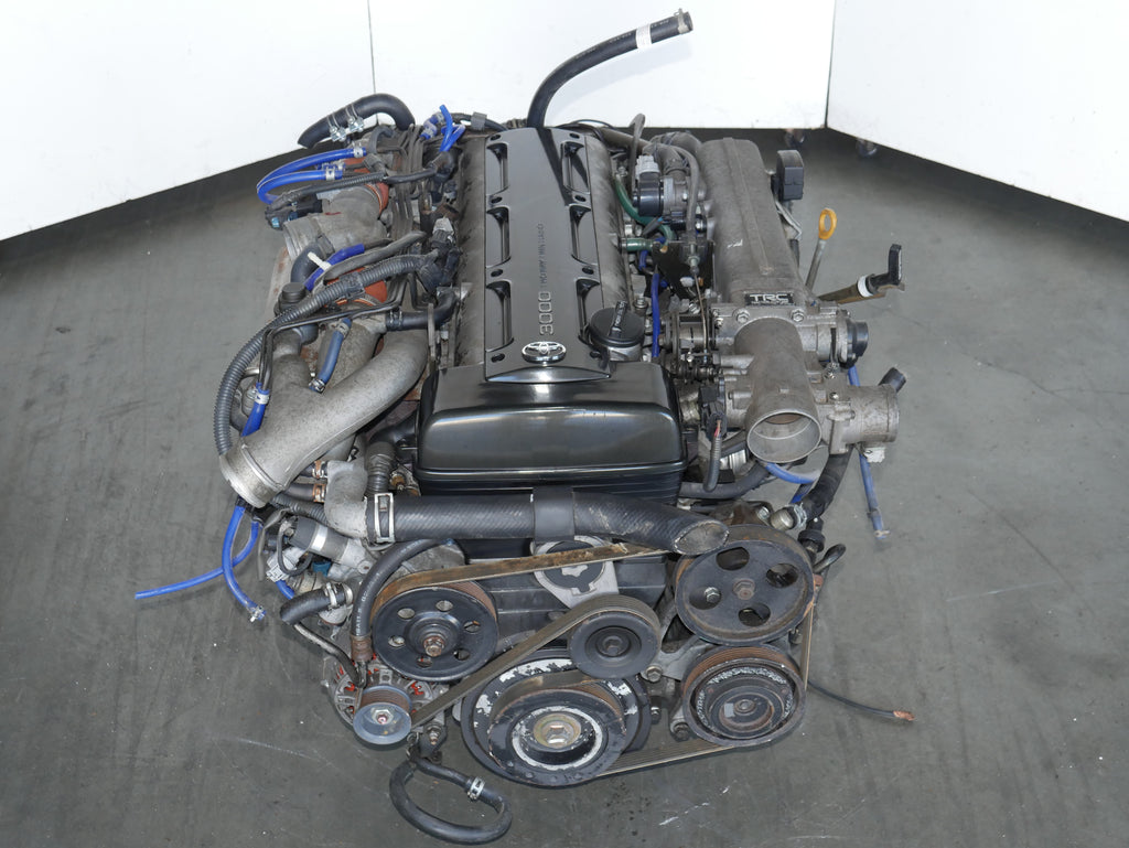 TOYOTA SUPRA ENGINE 1993 1994 1995 1996 6CYLINDERS 3.0L JDM 2JZGTE-NON-VVTI TWIN TURBO MOTOR WITH AUTO TRANSMISSION