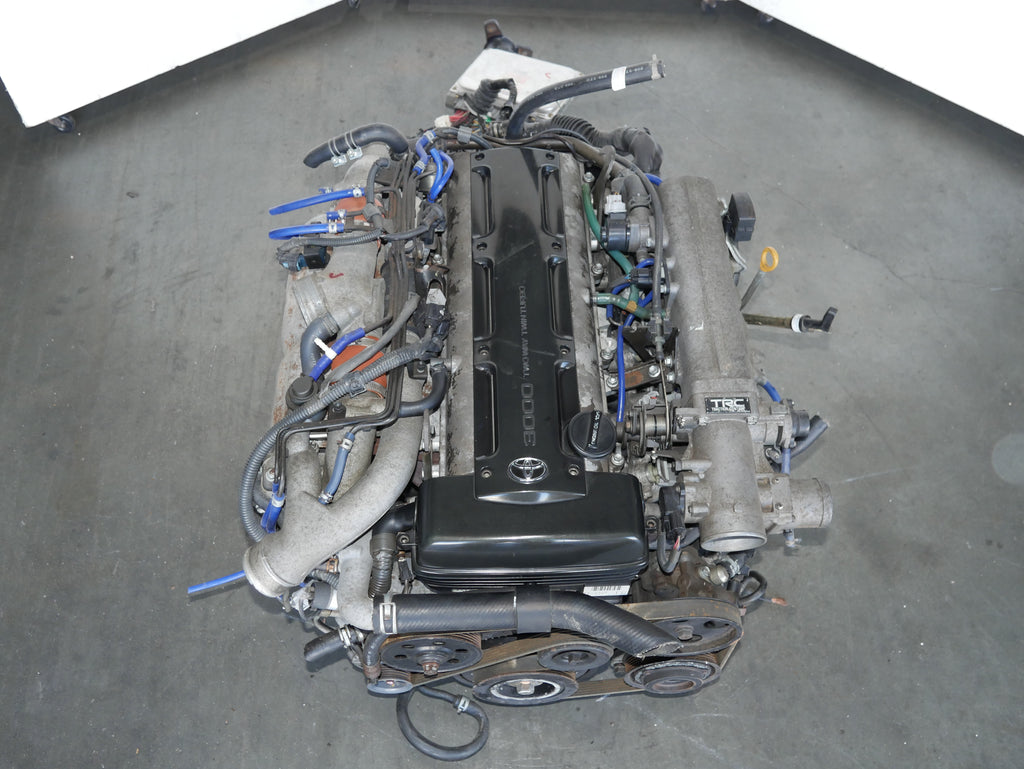 TOYOTA SUPRA ENGINE 1993 1994 1995 1996 6CYLINDERS 3.0L JDM 2JZGTE-NON-VVTI TWIN TURBO MOTOR WITH AUTO TRANSMISSION