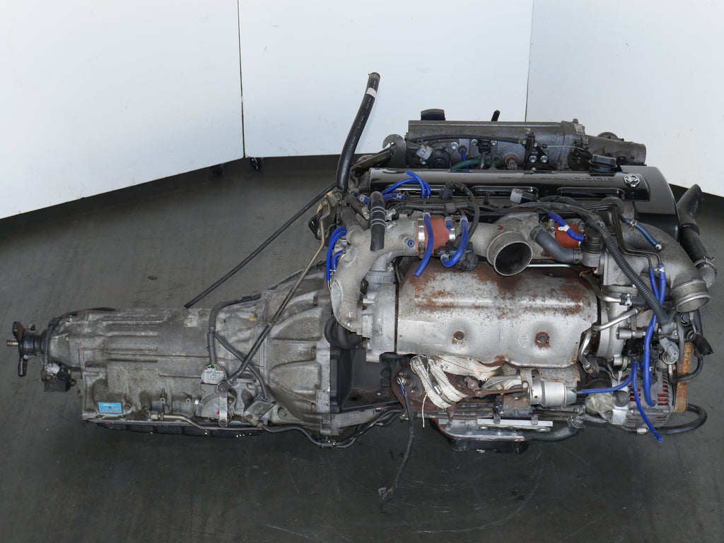 TOYOTA SUPRA ENGINE 1993 1994 1995 1996 6CYLINDERS 3.0L JDM 2JZGTE-NON-VVTI TWIN TURBO MOTOR WITH AUTO TRANSMISSION