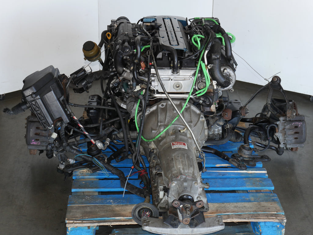 TOYOTA CHASER SOARER SUPRA ENGINE R154 TRANSMISSION 1991 1992 1993 1994 1995 1996 2.5L INLINE 6 JDM 1JZGTE TWIN-TURBO MOTOR WITH MANUAL 5SPEED R154 TRANSMISSION ECU WIRING