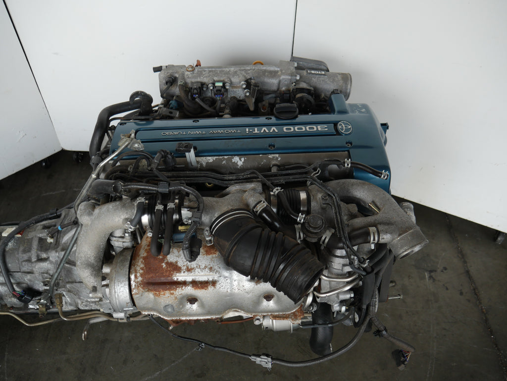 TOYOTA ARISTO SUPRA ENGINE 1997 1998 1999 2000 2001 2002 6CYLINDERS 3.0L JDM 2JZGTE VVTI MOTOR WITH AUTO TRANSMISSION