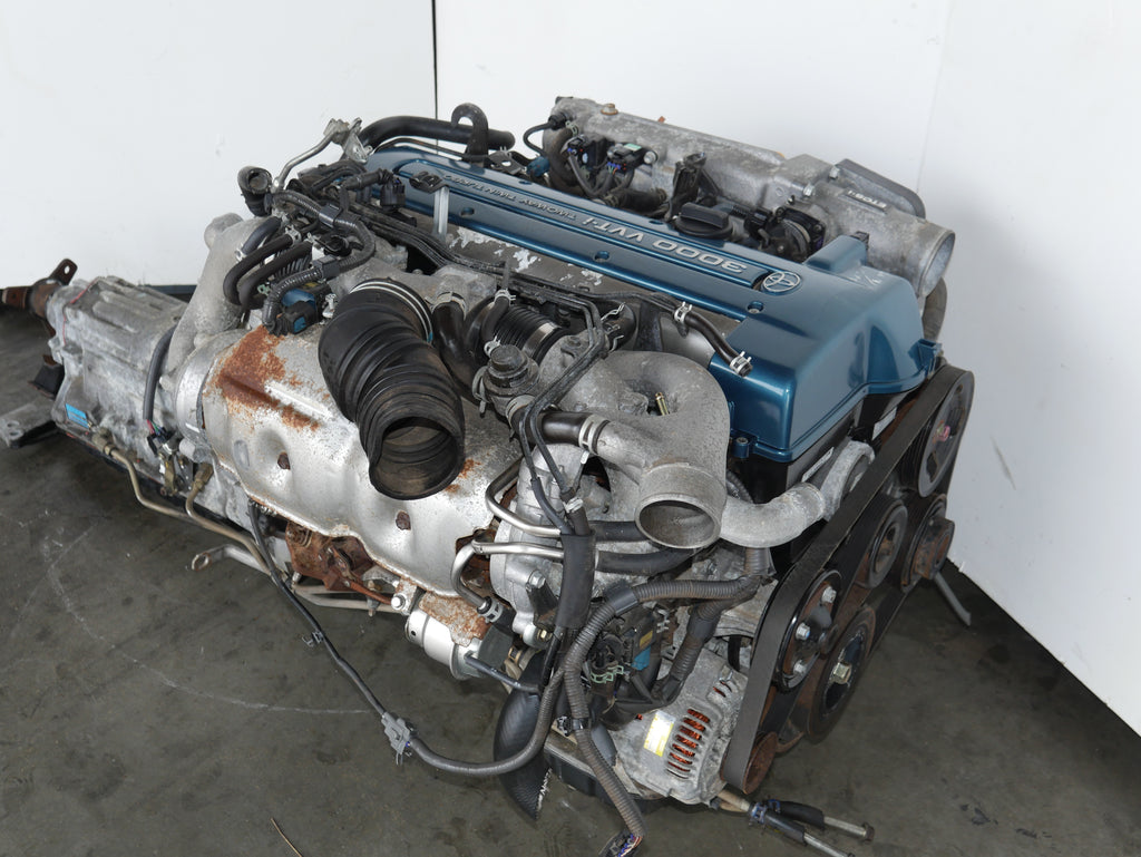 TOYOTA ARISTO SUPRA ENGINE 1997 1998 1999 2000 2001 2002 6CYLINDERS 3.0L JDM 2JZGTE VVTI MOTOR WITH AUTO TRANSMISSION