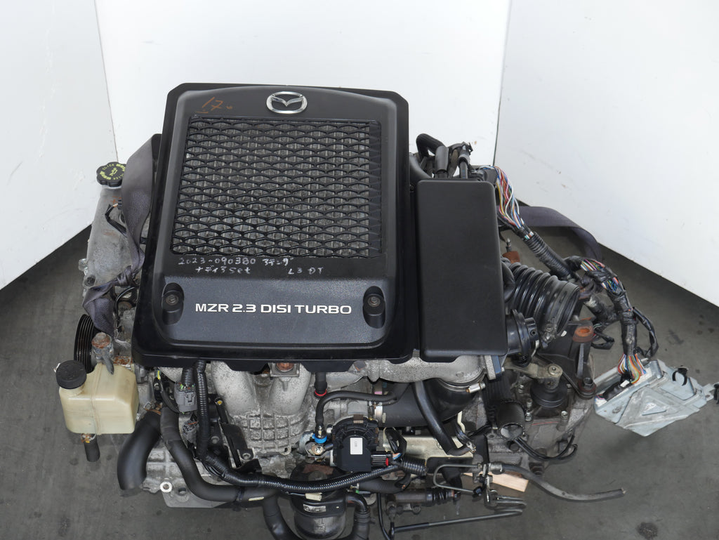 MAZDA MAZDASPEED3 MRZ MS3 ENGINE WITH 6SPEED MANUAL TRANSMISSION 2006 2007 2008 2009 2010 2011 2012 4CYLINDERS 2.3L TURBO JDM L3 VDT 2.3L MOTOR