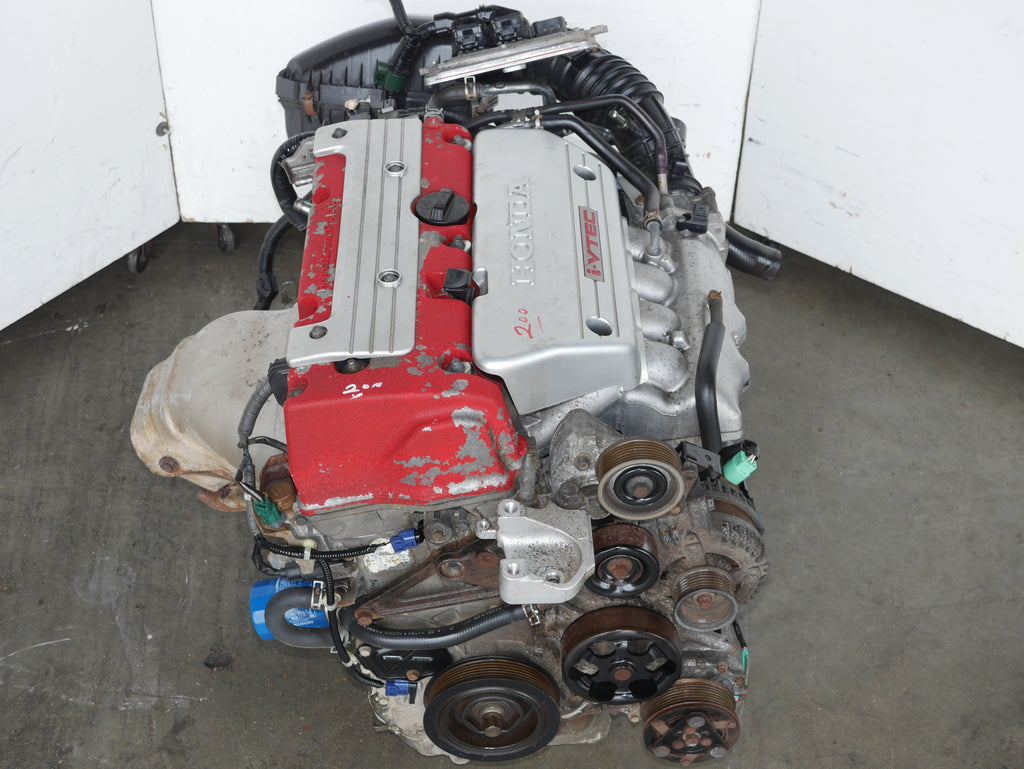 HONDA CIVIC TYPE R ENGINE SWAP FN2 2006 2007 2008 2009 2010 2011 4CYLINDERS 2.0L JDM K20A MOTOR WITH LSD MANUAL 6SPEED TRANSMISSION ECU HARNESS