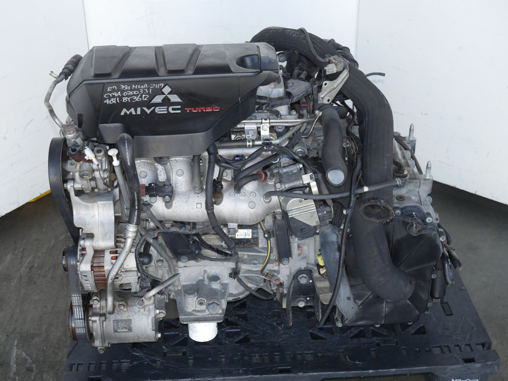 MITSUBISHI LANCER RALLIART TURBO ENGINE 2008 2009 2010 2011 2012 2013 2014 2015 4CYLINDERS 2.0L JDM 4B11T MOTOR ONLY