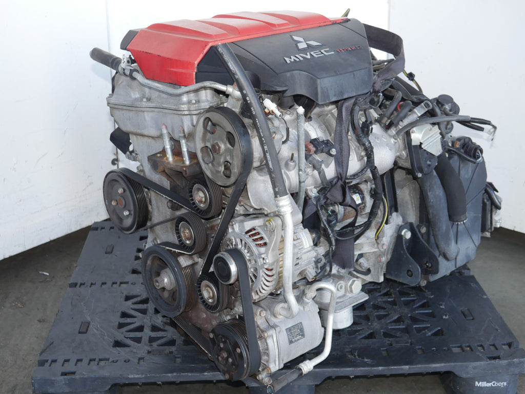 MITSUBISHI LANCER RALLIART TURBO ENGINE AUTO TRANSMISSION SWAP 2008 TO 2015 4CYLINDERS 2.0L JDM 4B11T MOTOR 4X4 AWD TRANSFER CASE