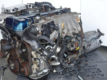 Load image into Gallery viewer, TOYOTA SUPRA ARISTO ENGINE 1997 1998 1999 2000 2002 6CYLINDERS 3.0L JDM 2JZGTE VVTI TWIN TURBO MOTOR WITH IMMOBILIZER ECU
