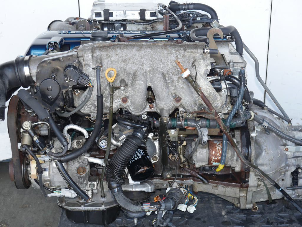TOYOTA SUPRA ARISTO ENGINE 1997 1998 1999 2000 2002 6CYLINDERS 3.0L JDM 2JZGTE VVTI TWIN TURBO MOTOR WITH IMMOBILIZER ECU
