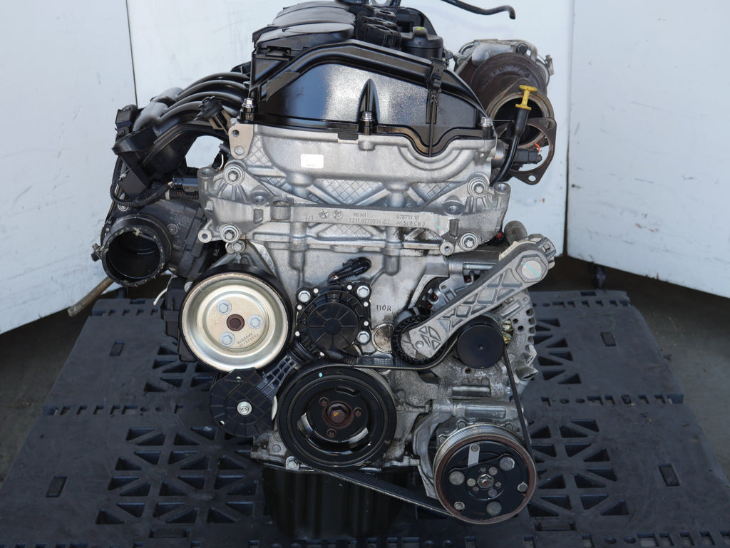 2011 TO 2012 MINI COOPER S ENGINE TURBOCHARGED N18B16A 4CYLINDERS 1.6L COMPLETE SWAP ECU 6SPEED MANUAL TRANSMISSION