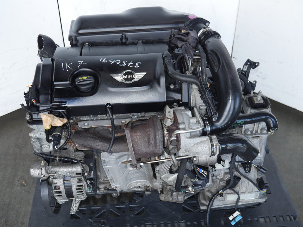 MINI COOPER S ENGINE TURBOCHARGED 2011 2012 2013 2014 4CYLINDERS 1.6L COMPLETE SWAP ECU AUTOMATIC TRANSMISSION