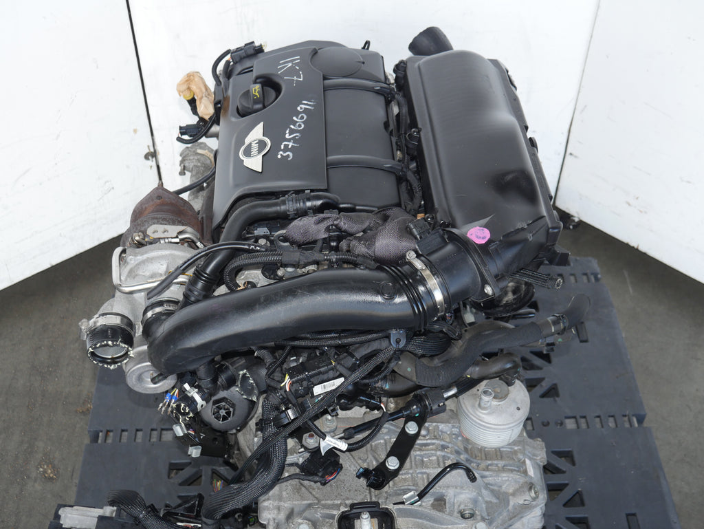 MINI COOPER S ENGINE TURBOCHARGED 2011 2012 2013 2014 4CYLINDERS 1.6L COMPLETE SWAP ECU AUTOMATIC TRANSMISSION