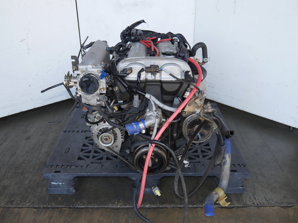 MAZDA MIATA ENGINE SWAP 1994 1995 1996 1997 4CYLINDERS 1.6L JDM B6 MOTOR WITH 5 SPEED MANUAL TRANSMISSION