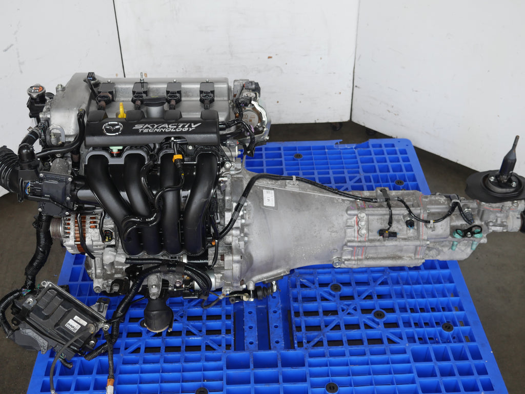 2016 TO 2022 MAZDA MIATA MX-5 ND RWD ENGINE 4CYLINDERS 2.0L JDM P5 MOTOR 6SPEED MANUAL TRANSMISSON ECU