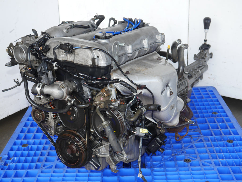 MAZDA MIATA MX-5 ENGINE 1998 1999 2000 4CYLINDERS 1.8L JDM BP DOHC MOTOR WITH 6SPEED MANUAL TRANSMISSION ECU