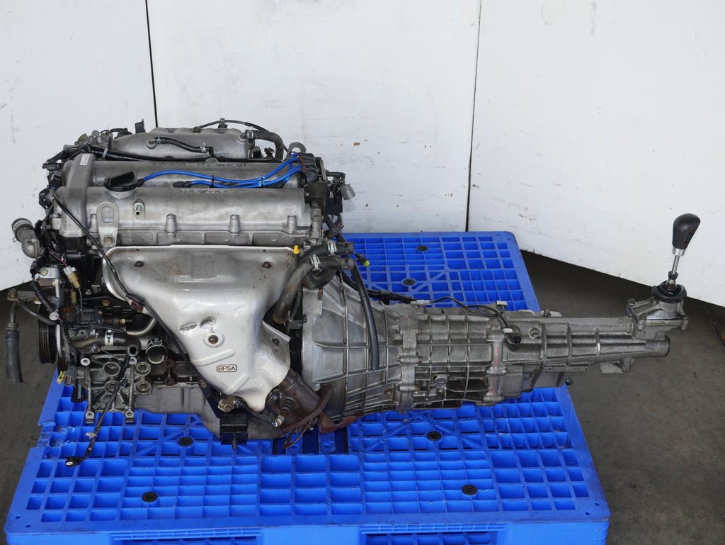 MAZDA MIATA MX-5 ENGINE 1998 1999 2000 4CYLINDERS 1.8L JDM BP DOHC MOTOR WITH 6SPEED MANUAL TRANSMISSION ECU