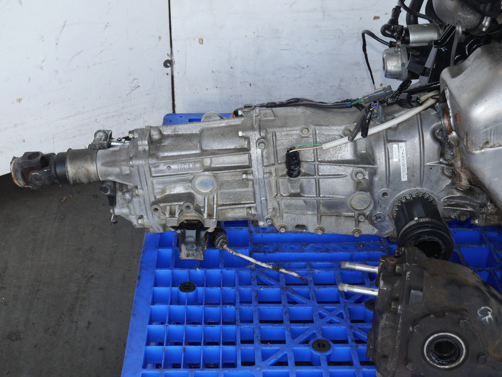 2002 TO 2005 SUBARU WRX TURBO ENGINE 5SPEED MANUAL TRANSMISSION JDM TY755VB7AA 4.44 FD PUSH TYPE REPLACEMENT 2.0L EJ20 EJ205 AVCS