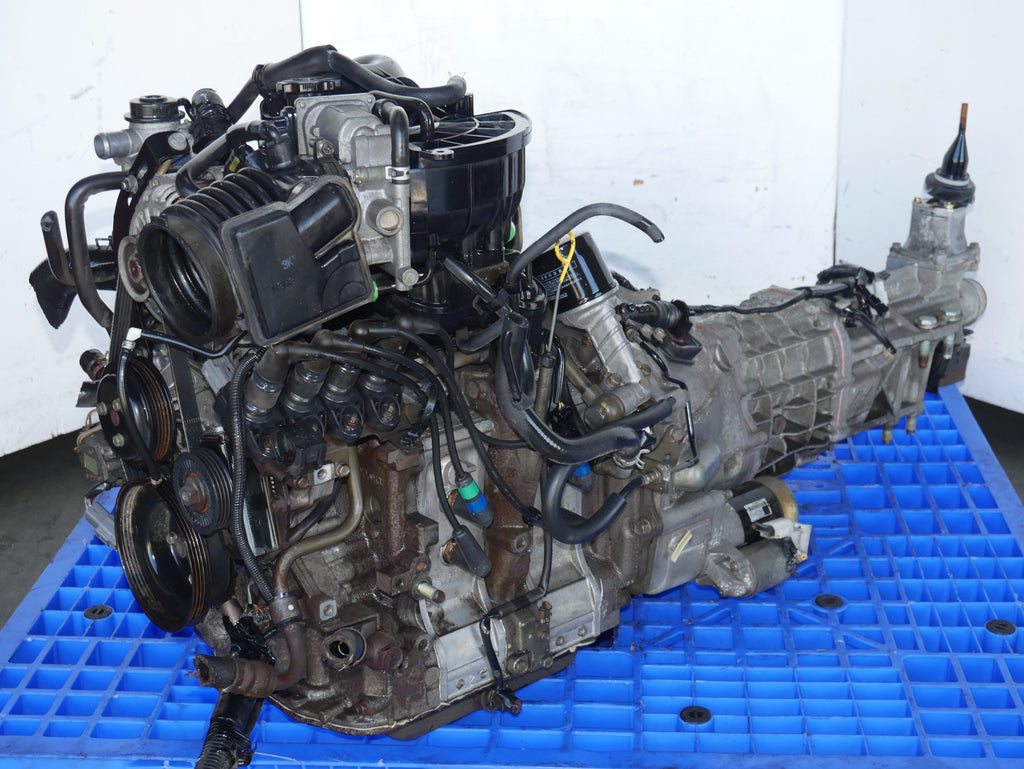 MAZDA RX-8 ENGINE 6SPEED MANUAL TRANSMISSION 2004 2005 2006 2007 2008 4CYLINDERS 1.3L ROTARY 6PORTS JDM 13B MOTOR WITH TRANSMISSION ECU
