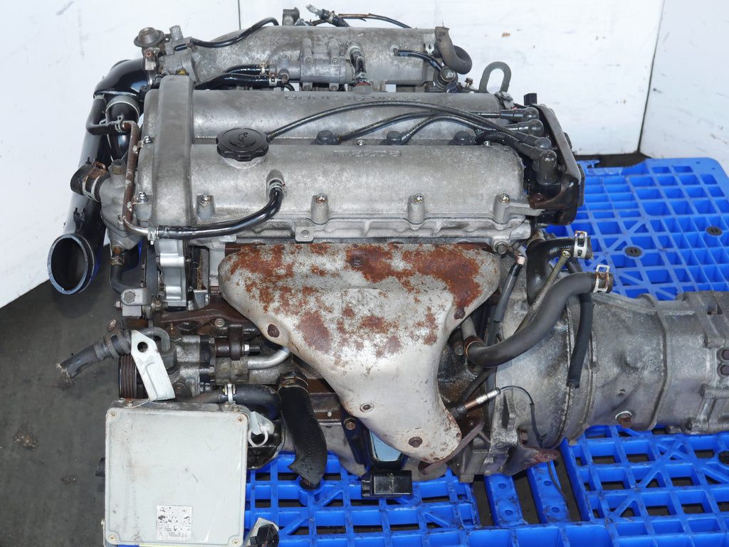 1990 TO 1993 MAZDA MIATA ENGINE SWAP 5SPEED MANUAL TRANSMISSION 4CYLINDERS 1.6L JDM B6 MOTOR ECU