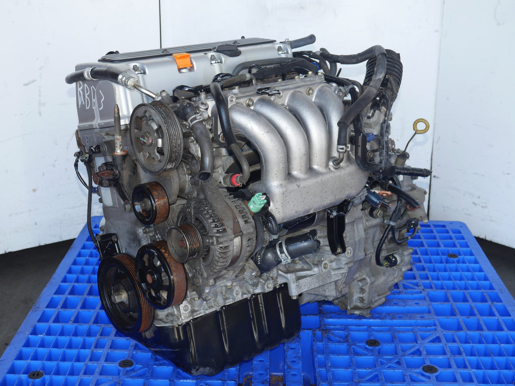 2004 TO 2008 ACURA TSX ENGINE SWAP 4CYLINDERS 2.4L JDM i-VTEC 3-LOBE K24A2 RBB2 MOTOR WITH AUTOMATIC TRANSMISSION
