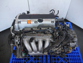 2004 TO 2008 ACURA TSX ENGINE SWAP 4CYLINDERS 2.4L JDM i-VTEC 3-LOBE K24A2 RBB2 MOTOR WITH AUTOMATIC TRANSMISSION