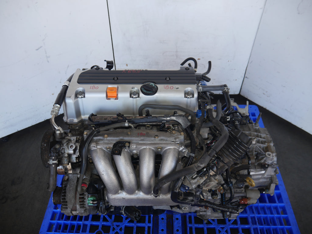 2004 TO 2008 ACURA TSX ENGINE SWAP 4CYLINDERS 2.4L JDM i-VTEC 3-LOBE K24A2 RBB2 MOTOR WITH AUTOMATIC TRANSMISSION