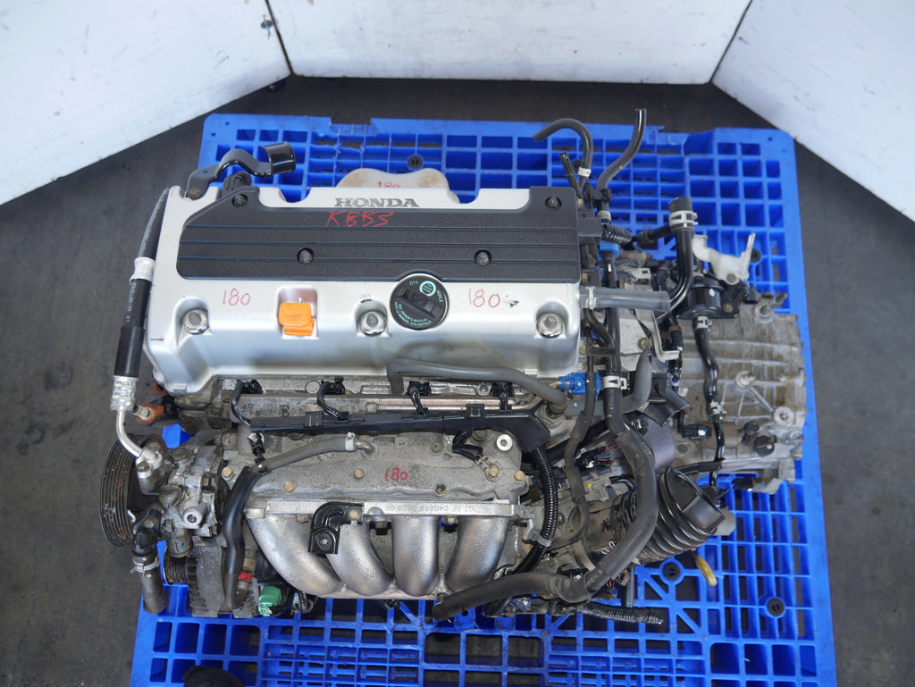 2004 TO 2008 ACURA TSX ENGINE SWAP 4CYLINDERS 2.4L JDM i-VTEC 3-LOBE K24A2 RBB2 MOTOR WITH AUTOMATIC TRANSMISSION