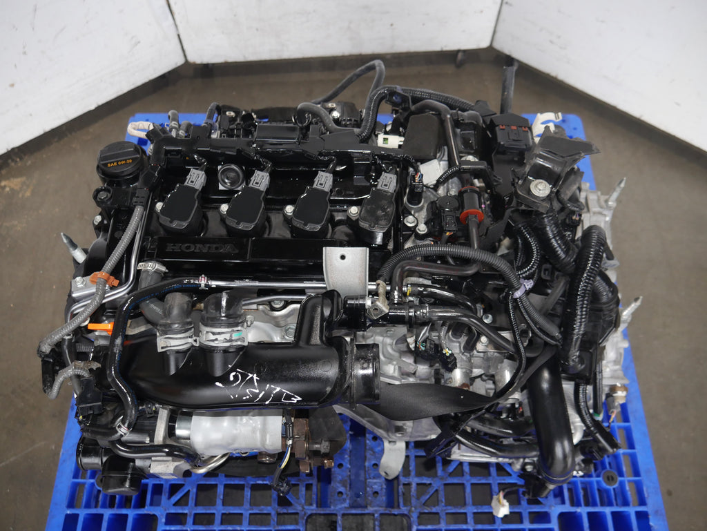 HONDA ACCORD TURBO ENGINE WITH CVT FWD AUTOMATIC TRANSMISSION 2018 2019 2020 2021 4CYLINDERS 1.5L JDM VTEC L15BE L15B MOTOR