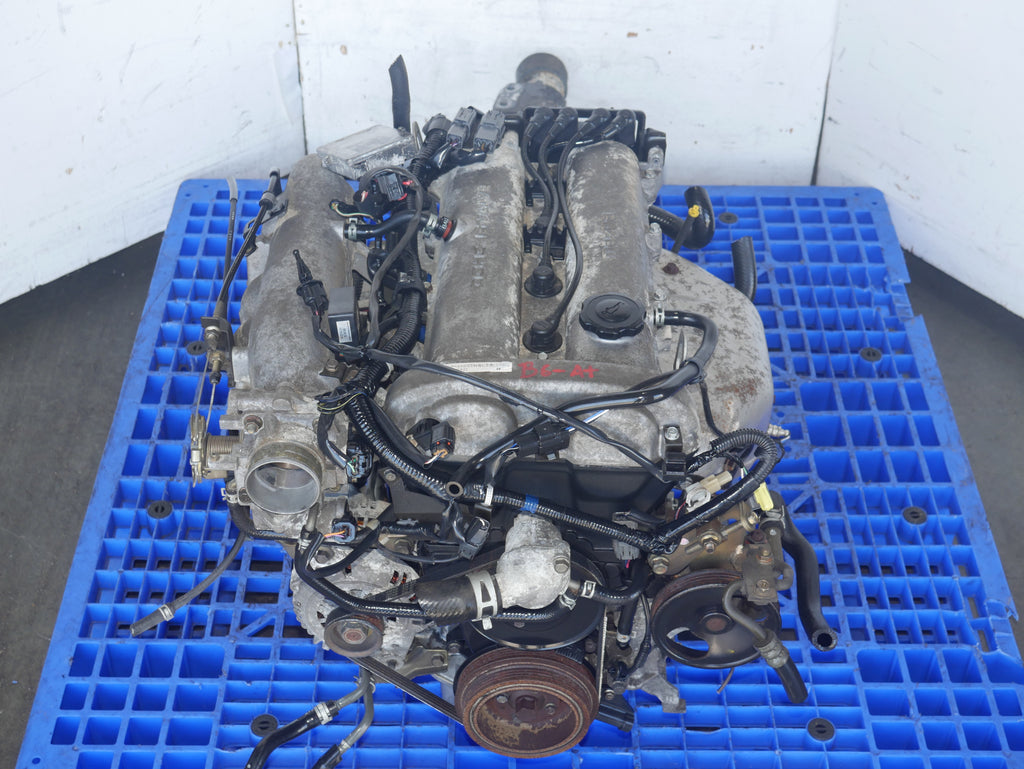 MAZDA MIATA ENGINE SWAP 1994 1995 1996 1997 4CYLINDERS 1.6L JDM B6 MOTOR WITH AUTOMATIC TRANSMISSION ECU