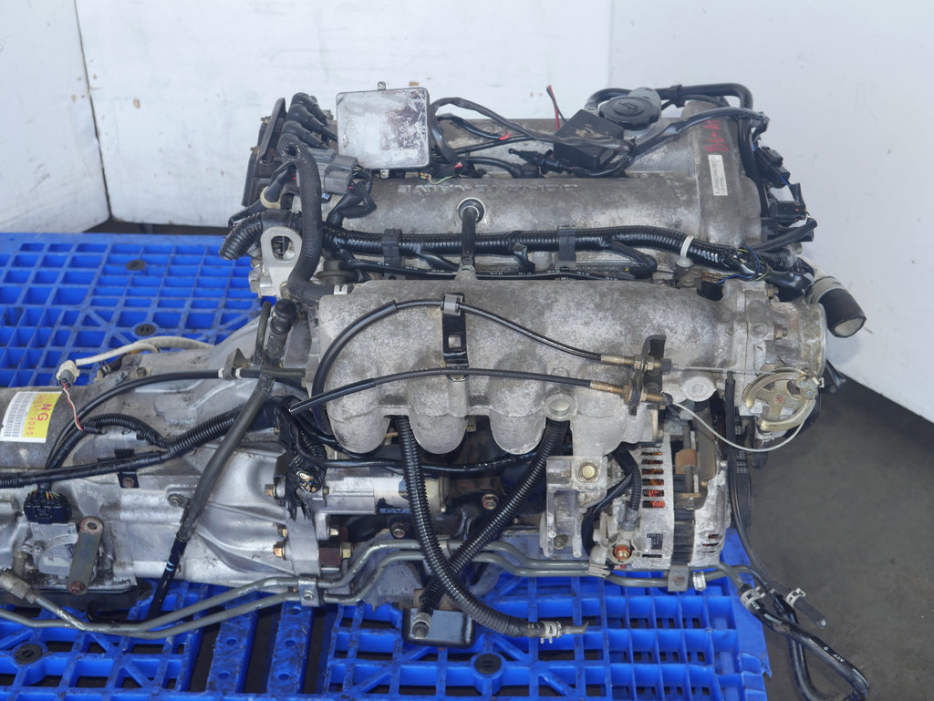 MAZDA MIATA ENGINE SWAP 1994 1995 1996 1997 4CYLINDERS 1.6L JDM B6 MOTOR WITH AUTOMATIC TRANSMISSION ECU