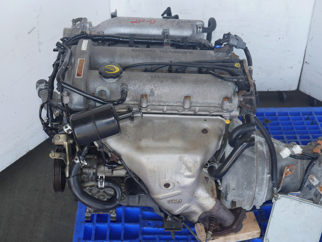 1994 TO 1997 MAZDA MIATA ENGINE SWAP 4CYLINDERS 1.6L JDM B6 MOTOR WITH 5SPEEED MANUALTRANSMISSION ECU