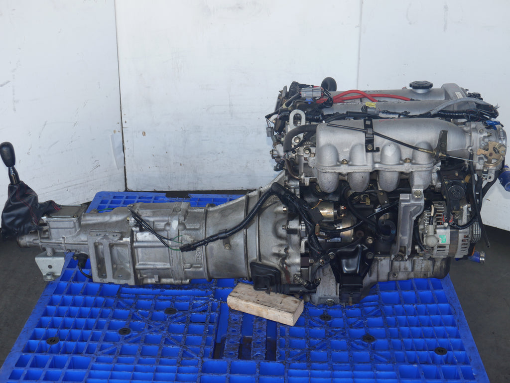 MAZDA MIATA ENGINE SWAP 1994 1995 1996 1997 4CYLINDERS 1.6L JDM B6 MOTOR WITH 5 SPEED MANUAL TRANSMISSION