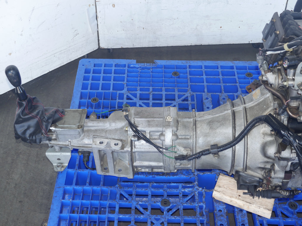 MAZDA MIATA ENGINE SWAP 1994 1995 1996 1997 4CYLINDERS 1.6L JDM B6 MOTOR WITH 5 SPEED MANUAL TRANSMISSION