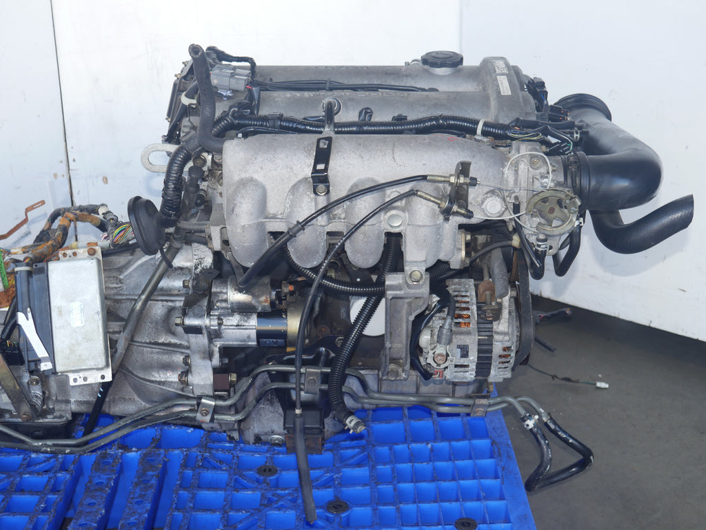 MAZDA MIATA ENGINE SWAP 1994 1995 1996 1997 4CYLINDERS 1.6L JDM B6 MOTOR WITH AUTOMATIC TRANSMISSION ECU