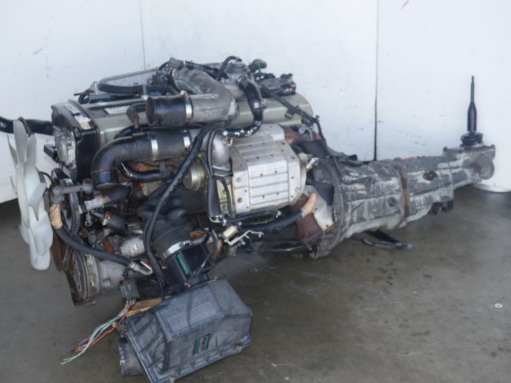 JDM NISSAN SKYLINE R32 GTS-T ENGINE WITH 5SPEED MANUAL TRANSMISISON 6CYLINDERS 2.0L RB20DET MOTOR COMPLETE HARNESS ECU HCR32