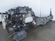 Load image into Gallery viewer, JDM NISSAN SKYLINE R32 GTS-T ENGINE WITH 5SPEED MANUAL TRANSMISISON 6CYLINDERS 2.0L RB20DET MOTOR COMPLETE HARNESS ECU HCR32