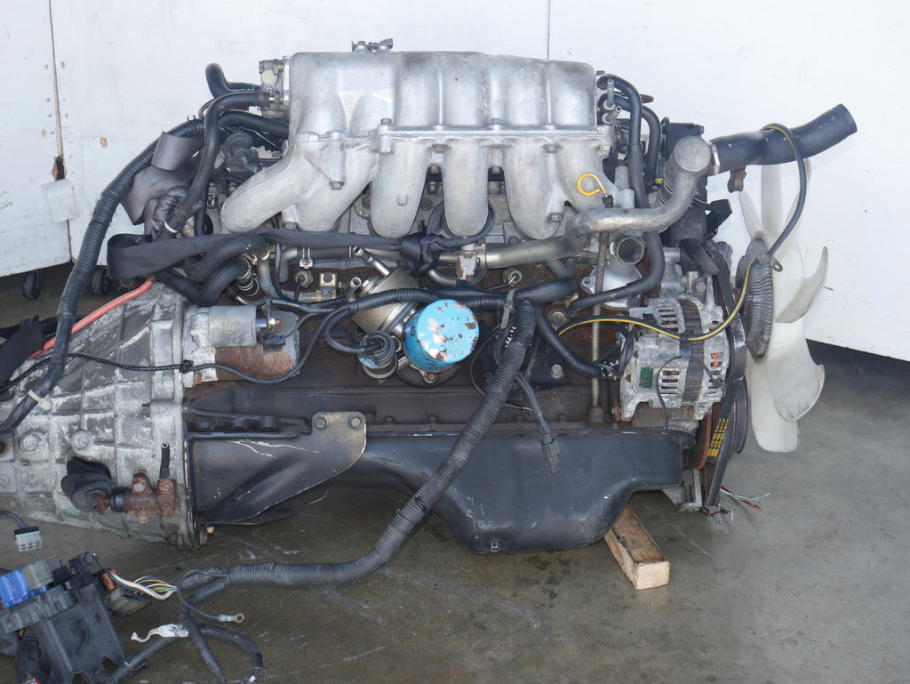 JDM NISSAN SKYLINE R32 GTS-T ENGINE WITH 5SPEED MANUAL TRANSMISISON 6CYLINDERS 2.0L RB20DET MOTOR COMPLETE HARNESS ECU HCR32