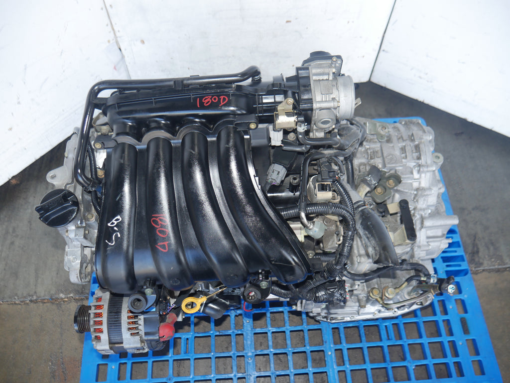 2007 2008 NISSAN VERSA ENGINE CVT AUTOMATIC TRANSMISSION 1.8L 4CYLINDERS JDM DOHC MR18DE MOTOR