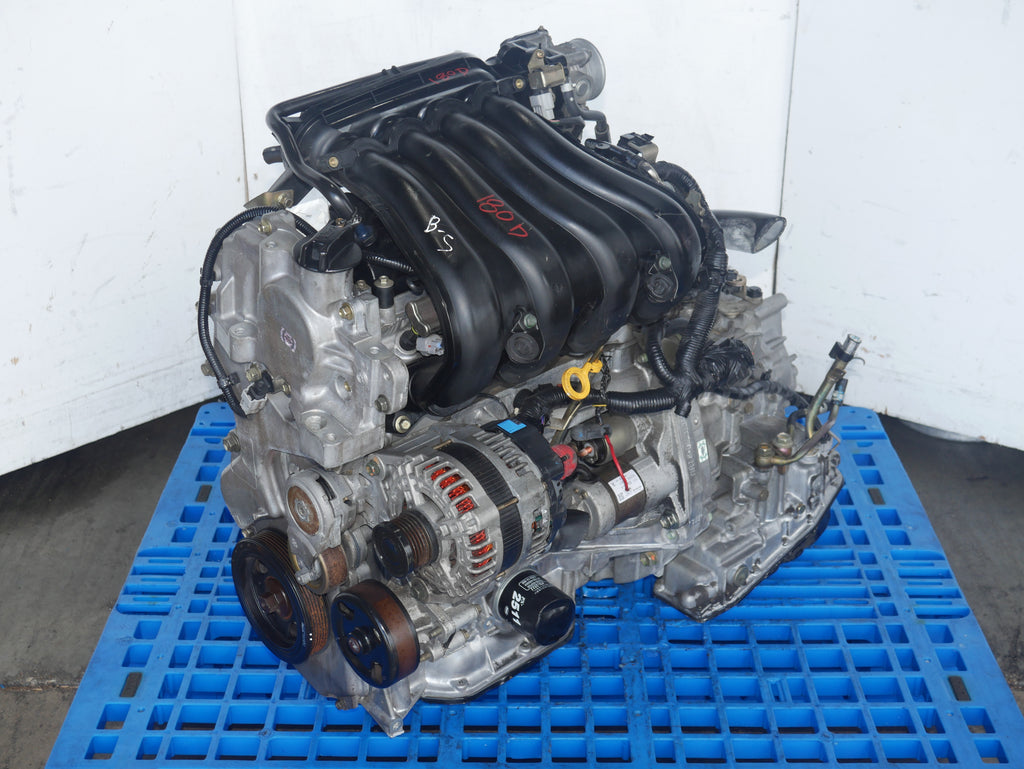 2007 2008 NISSAN VERSA ENGINE CVT AUTOMATIC TRANSMISSION 1.8L 4CYLINDERS JDM DOHC MR18DE MOTOR