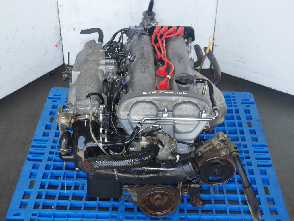 MAZDA MIATA ENGINE 1990 1991 1992 1993 4CYLINDERS 1.6L JDM B6 DOHC MOTOR WITH 5SPEED MANUAL TRANSMISSION ECU