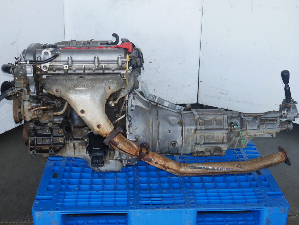 MAZDA MIATA ENGINE 1990 1991 1992 1993 4CYLINDERS 1.6L JDM B6 DOHC MOTOR WITH 5SPEED MANUAL TRANSMISSION ECU