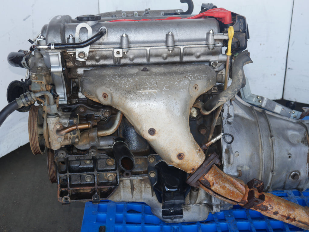 MAZDA MIATA ENGINE 1990 1991 1992 1993 4CYLINDERS 1.6L JDM B6 DOHC MOTOR WITH 5SPEED MANUAL TRANSMISSION ECU