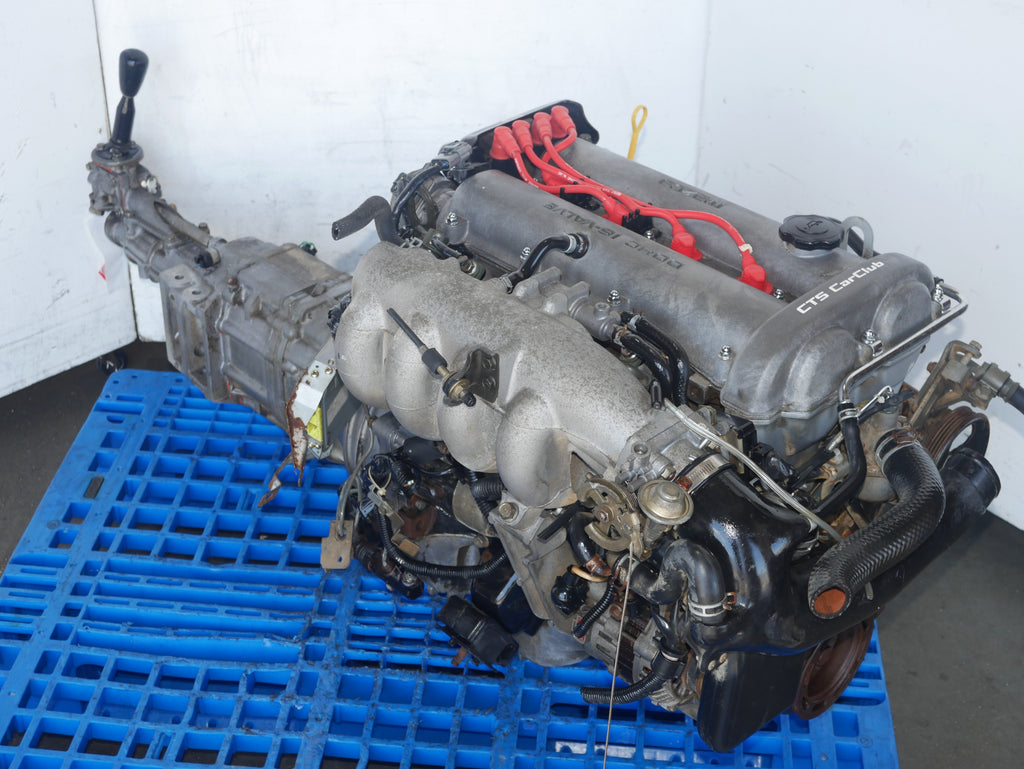 MAZDA MIATA ENGINE 1990 1991 1992 1993 4CYLINDERS 1.6L JDM B6 DOHC MOTOR WITH 5SPEED MANUAL TRANSMISSION ECU