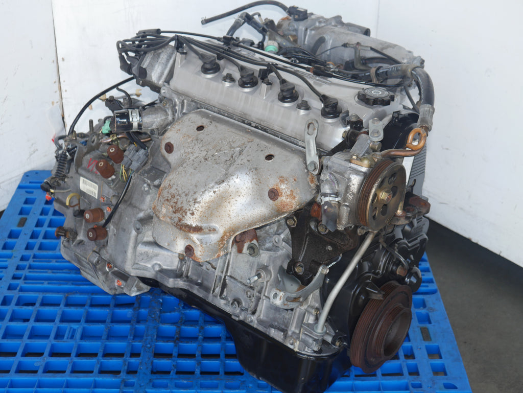 1994 TO 1997 HONDA ACCORD ENGINE WITH AUTOMATIC TRANSMISSION 4CYL 2.2L JDM SOHC VTEC F22B F22B1 MOTOR TRANSMISSION AOYA