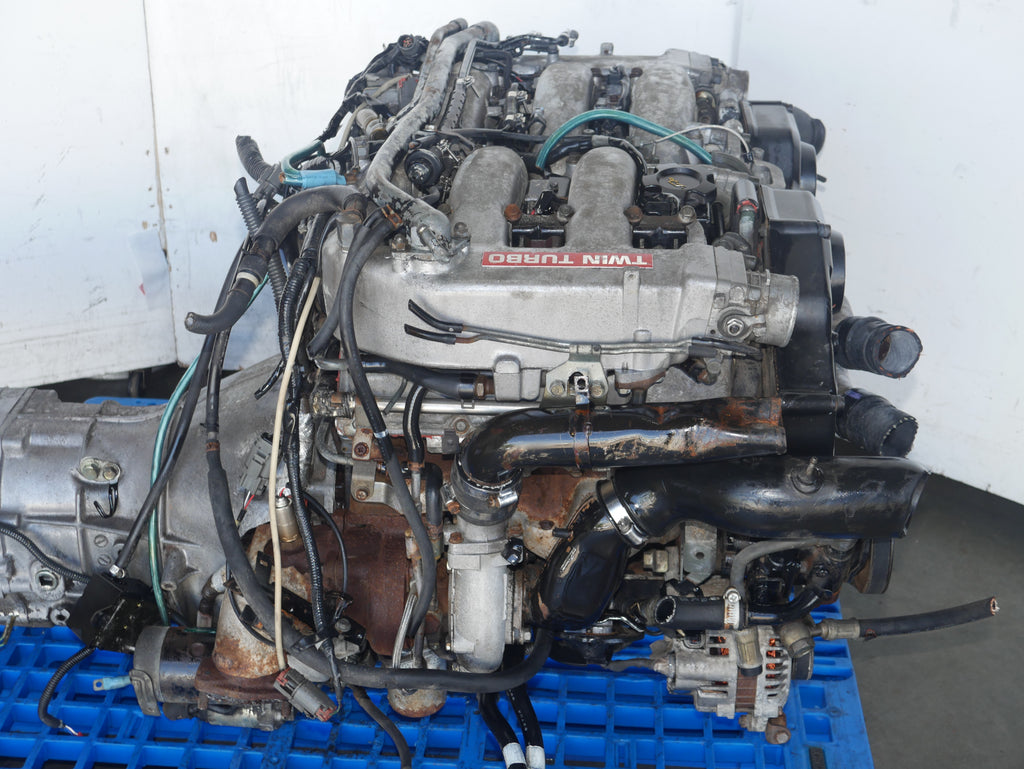 1990 TO 1996 NISSAN 300ZX FAIRLADY Z TWIN TURBO ENGINE SWAP MANUAL 5SPEED TRANSMISSION 6CYLINDERS 3.0L JDM VG30DETT ECU HARNESS