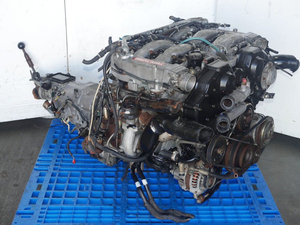 1990 TO 1996 NISSAN 300ZX FAIRLADY Z TWIN TURBO ENGINE SWAP MANUAL 5SPEED TRANSMISSION 6CYLINDERS 3.0L JDM VG30DETT ECU HARNESS
