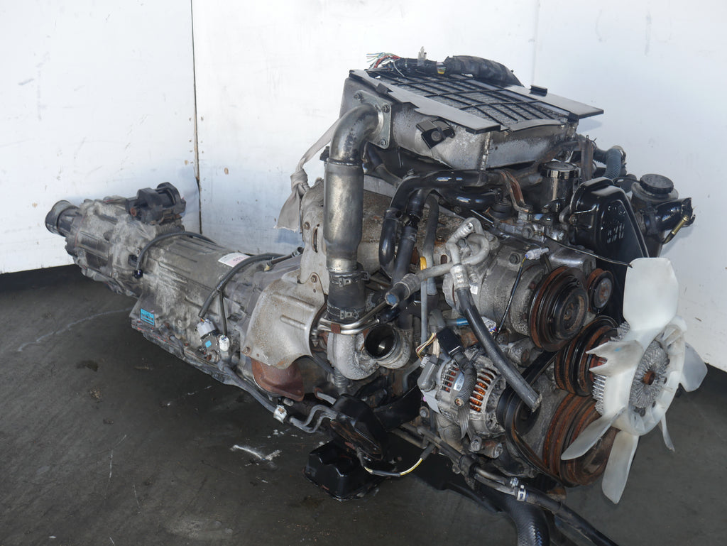 1995 TO 2002 TOYOTA HILUX SURF TURBO DIESEL ENGINE 4CYLINDERS 3.0L 1KZ-TE MOTOR WITH AWD AUTOMATIC TRANSMISSION 4X4