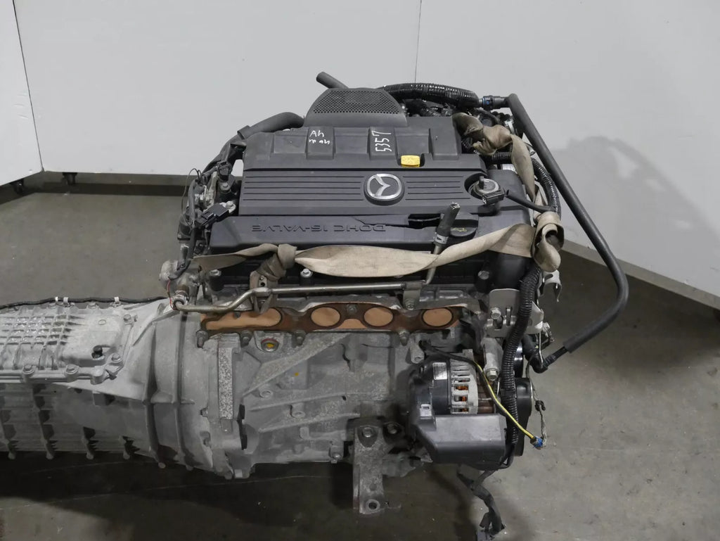 MAZDA MIATA MX-5 NC ENGINE WITH 6SPEED MANUAL TRANSMISSION 2006 2007 2008 2009 2010 2011 2012 2013 2014 2015 4CYLINDERS 2.0L JDM LF-VE MOTOR 6SPEED TRANSMISSION