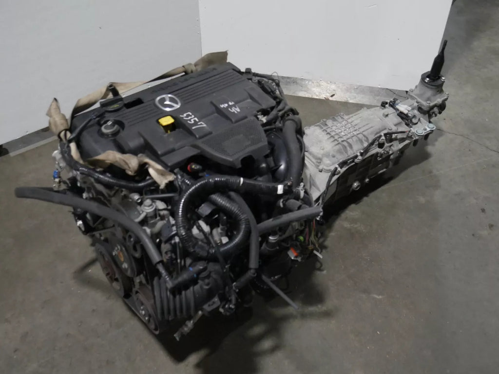 MAZDA MIATA MX-5 NC ENGINE WITH 6SPEED MANUAL TRANSMISSION 2006 2007 2008 2009 2010 2011 2012 2013 2014 2015 4CYLINDERS 2.0L JDM LF-VE MOTOR 6SPEED TRANSMISSION