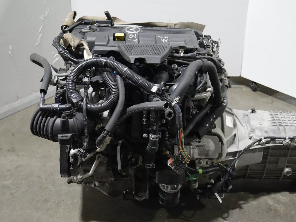 MAZDA MIATA MX-5 NC ENGINE WITH 6SPEED MANUAL TRANSMISSION 2006 2007 2008 2009 2010 2011 2012 2013 2014 2015 4CYLINDERS 2.0L JDM LF-VE MOTOR 6SPEED TRANSMISSION